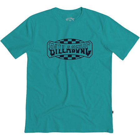 Camiseta Billabong Theme Arch WT23 Masculina Petróleo