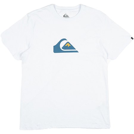 Camiseta Quiksilver Comp Logo Plus Size WT23 Branco