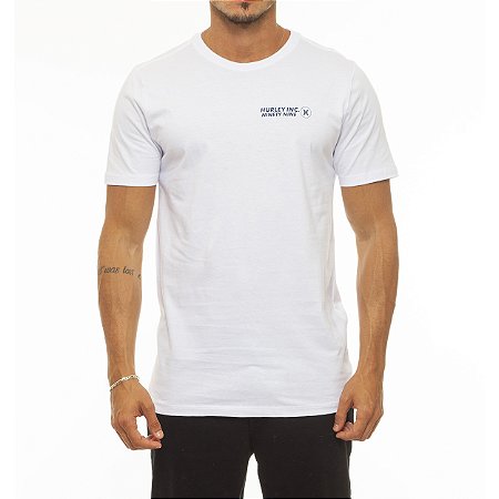 Camiseta Hurley Ninety WT23 Masculina Branco