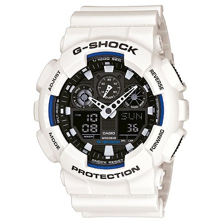 Relógio G-Shock GA-100B Branco