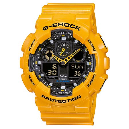 Relógio G-Shock GA-100A Amarelo