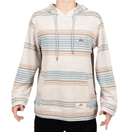 Moletom Quiksilver Canguru Great Otway WT23 Masculino Branco