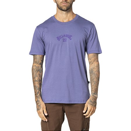 Camiseta Billabong Mid Arch Color WT23 Masculina Roxo