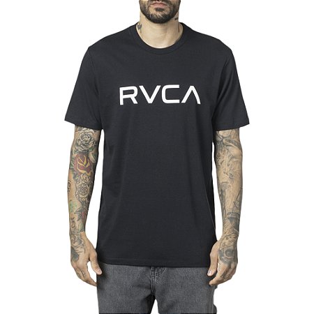 Camiseta RVCA Big RVCA WT23 Masculina Preto
