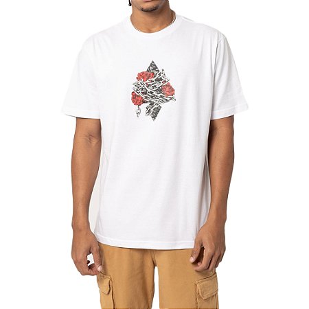 Camiseta MCD Espada Rosas Correntes SM24 Masculina Branco