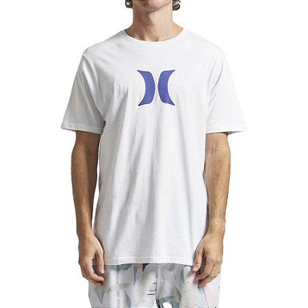 Camiseta Hurley Icon SM24 Oversize Masculina Branco