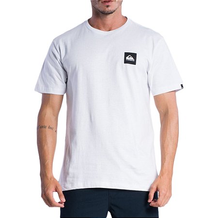 Camiseta Quiksilver Omni Square SM24 Masculina Branco