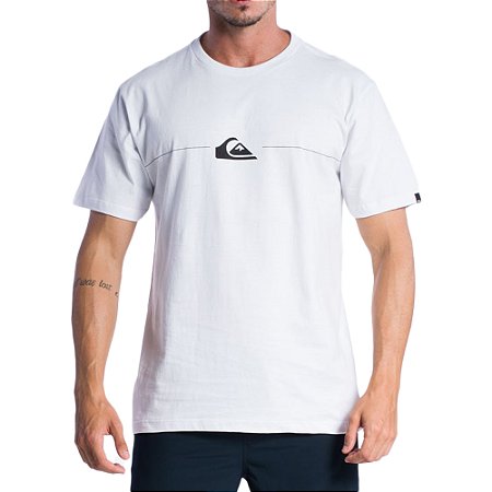 Camiseta Quiksilver New Lines SM24 Masculina Branco