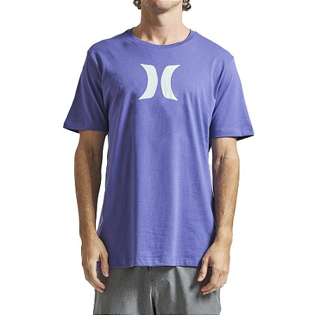 Camiseta Hurley Icon SM24 Masculina Roxo