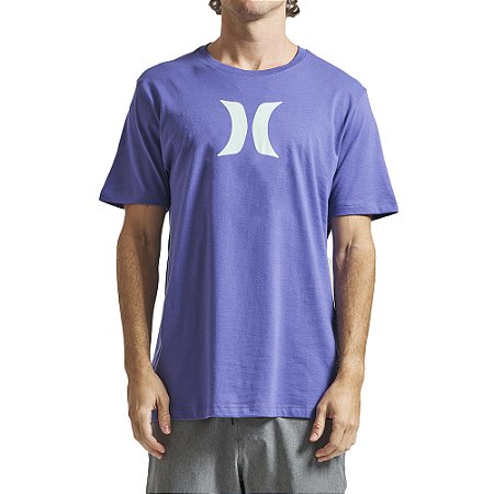 Camiseta Hurley Icon Oversize SM24 Masculina Roxo