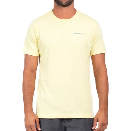 Camiseta Rip Curl Brand Logo SM24 Masculina Lemonade