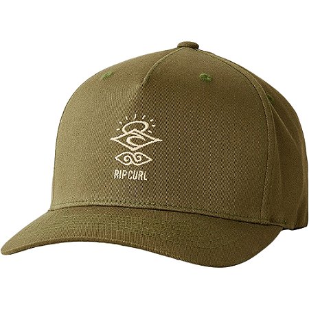 Boné Rip Curl Aba Curva Icons Eco Flexfit SM24 Olive