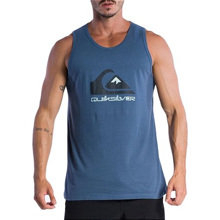 Regata Quiksilver Full Logo Colors S24 Masculina Azul Escuro