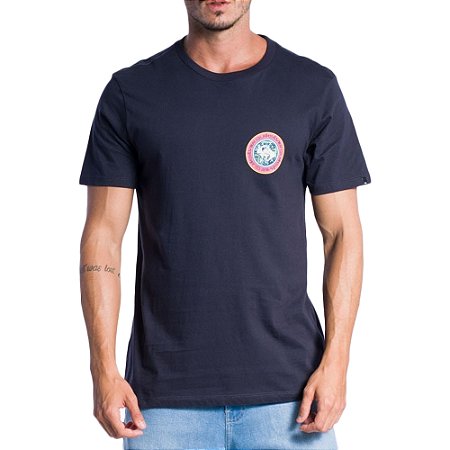 Camiseta Quiksilver Omni Circle SM24 Masculina Marinho