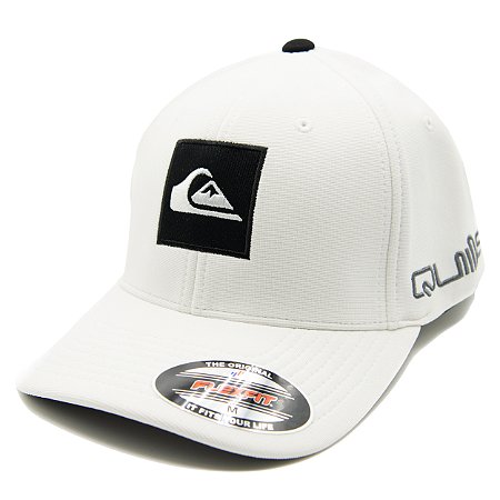 Boné Quiksilver Aba Curva Emb Square SM24 White