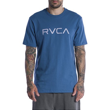 Camiseta RVCA Big RVCA SM24 Masculina Azul