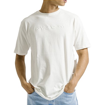 Camiseta Volcom New Style SM24 Masculina Off White