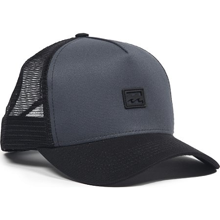 Boné Billabong Aba Curva Rubber Icon Trucker SM24 Cinza