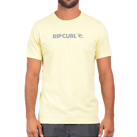 Camiseta Rip Curl New Icon SM24 Masculina Lemonade