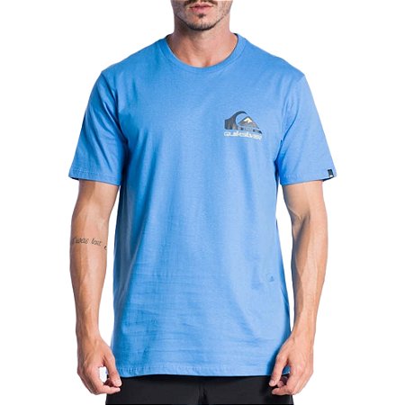 Camiseta Quiksilver Omni Logo SM24 Masculina Azul