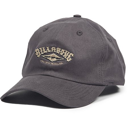 Boné Billabong Aba Curva Smoko Snapback SM24 Cinza Escuro