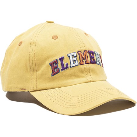 Boné Element Aba Curva College Logo SM24 Amarelo