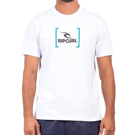 Camiseta Rip Curl New Icon 10M SM24 Masculina Branco