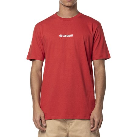Camiseta Element Blazin Chest Center SM24 Masculina Vermelho
