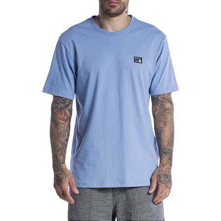 Camiseta RVCA Anp Label SM24 Masculina Azul Claro