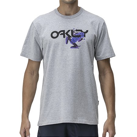Camiseta Oakley Frog Big Graphic SM24 Masculina Heather Grey