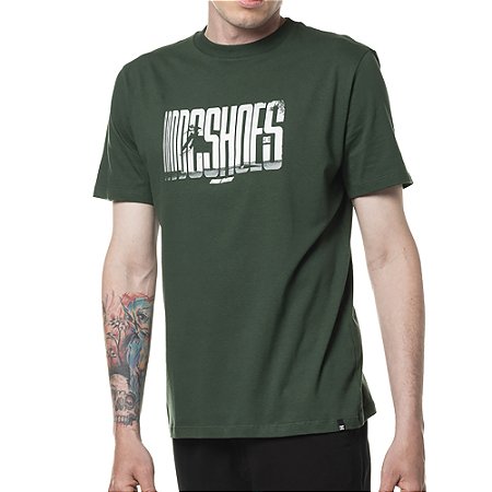 Camiseta DC Shoes On The Grind SM24 Masculina Verde Escuro