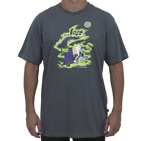 Camiseta Lost Mester Of Magic SM24 Masculina Verde Ardósia