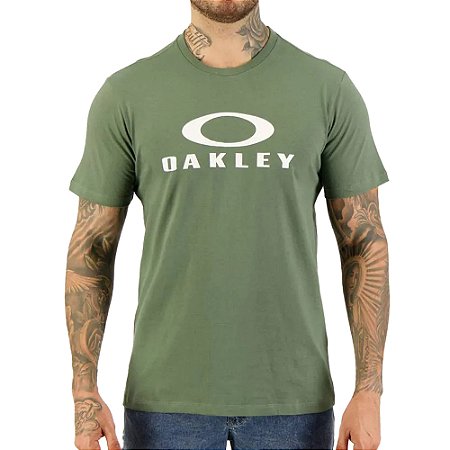 Camiseta Oakley O-Bark SS SM24 Masculina Surplus Green