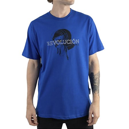 Camiseta MCD Revolucion Caveira WT23 Masculina Azul Colombia