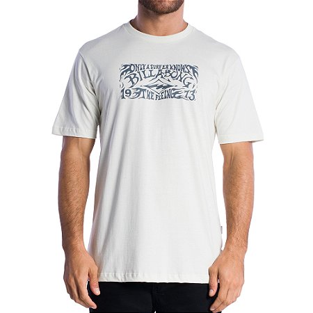 Camiseta Billabong Arch Wave SM24 Masculina Off White