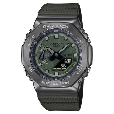 Relógio G-Shock GM-2100B-3ADR Verde Escuro