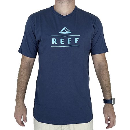Camiseta Reef Series Masculina Azul Marinho