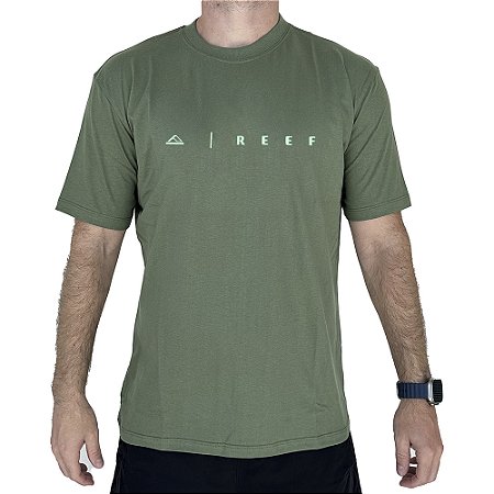 Camiseta Reef Sugarcane Masculina Verde