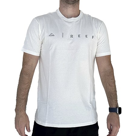 Camiseta Reef Sugarcane Masculina Off White