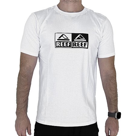 Camiseta Reef Básica Estampada 05 SM24 Masculina Branco