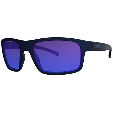 Óculos de Sol HB Overkill M Black D Blue Blue Chrome