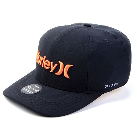 Boné Hurley Aba Curva One&Only Imp Juvenil WT24 Preto