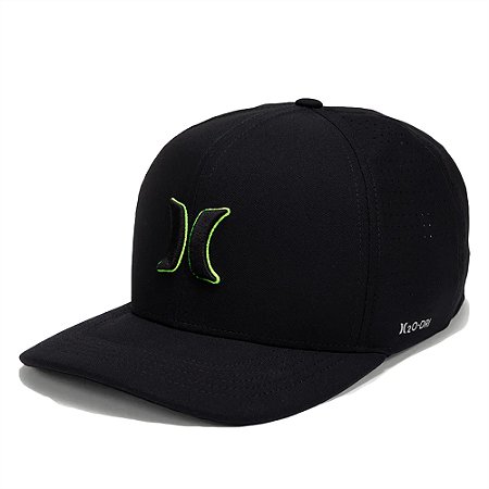 Boné Hurley Aba Curva Outline Imp Juvenil WT24 Preto