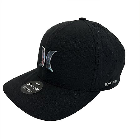 Boné Hurley Aba Curva Paradise Imp WT24 Preto