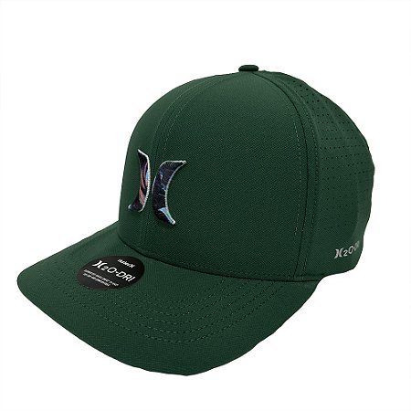 Boné Hurley Aba Curva Paradise Imp WT24 Verde