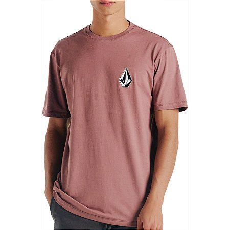Camiseta Volcom Iconic WT24 Masculina Bordo
