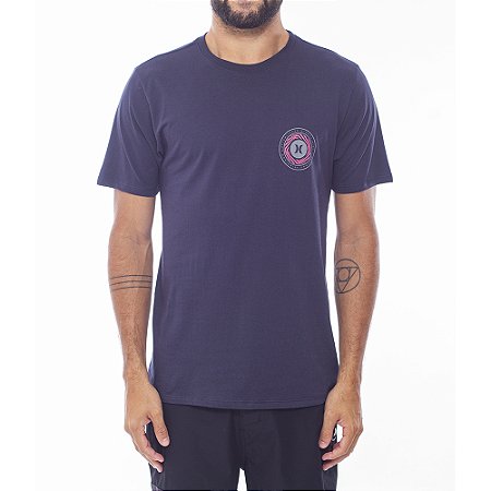 Camiseta Hurley Spiral WT24 Masculina Marinho