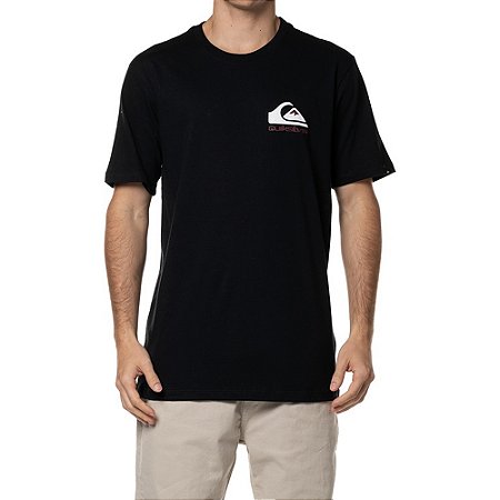 Camiseta Quiksilver Omni Logo WT24 Masculina Preto