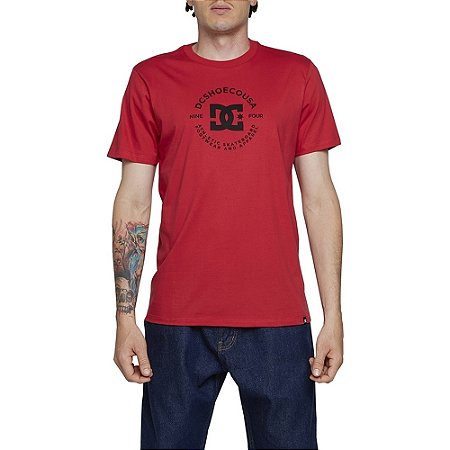 Camiseta DC Shoes Star Pilot Color WT24 Masculina Vermelho