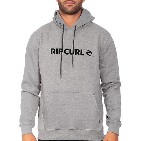 Moletom Rip Curl Canguru Brand Blade Big WT24 Grey Marle
